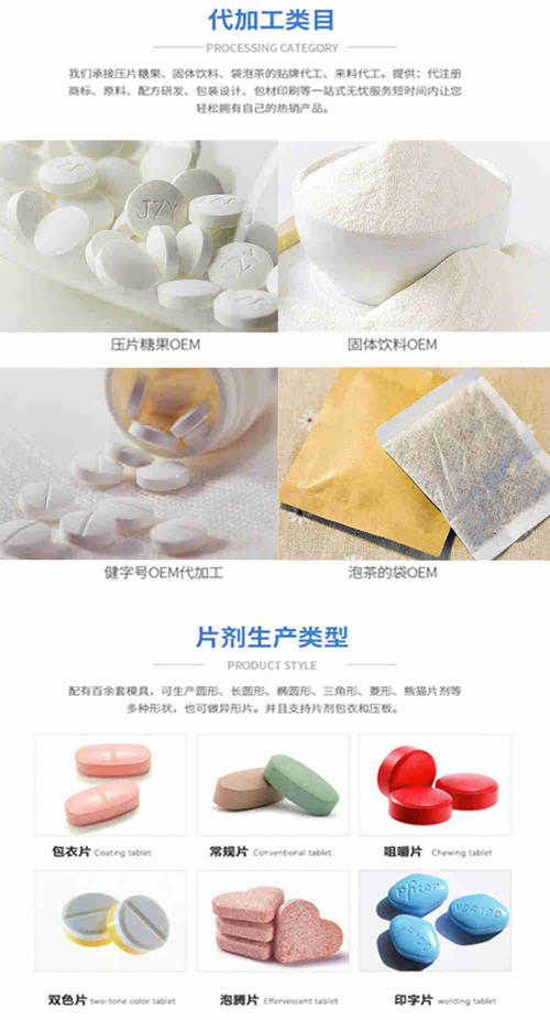 人參牡蠣肽片加工廠家類(lèi)目